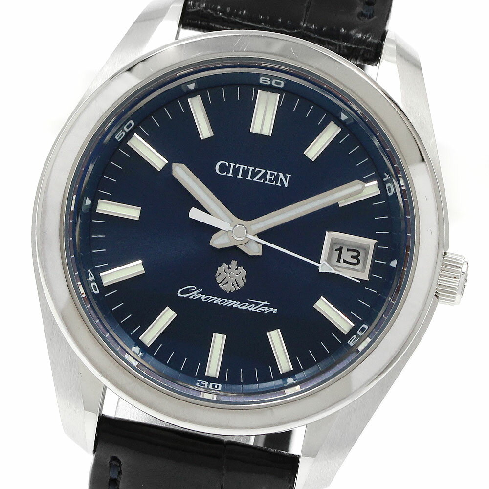 シチズン CITIZEN AQ4050-02L/A060T-025846 ザ シチズン エコドライブ ブルーイーグル デイト ソーラー メンズ 箱・保証書付き_953602【中古】