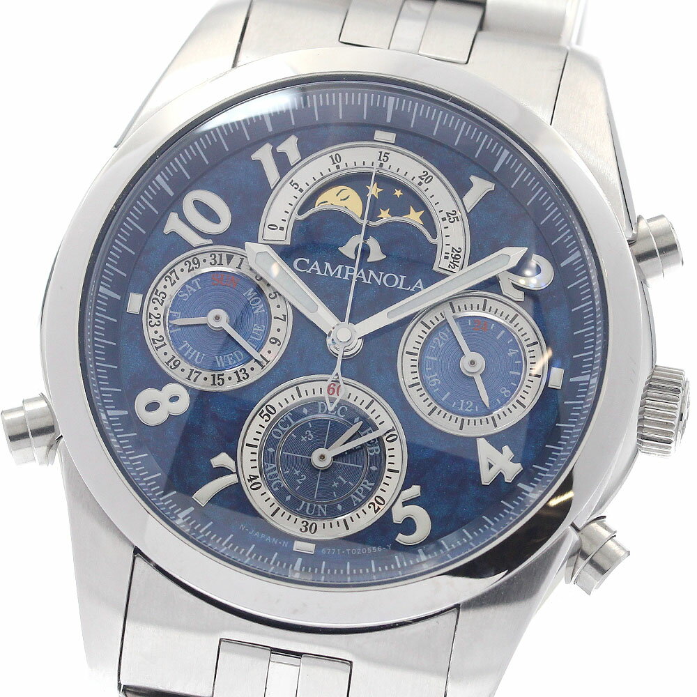 シチズン CITIZEN CTR57-1101/6771-T010750 カンパノラ グランドコンプリケーション クォーツ メンズ 美品 箱・保証書付き_953603【中古】