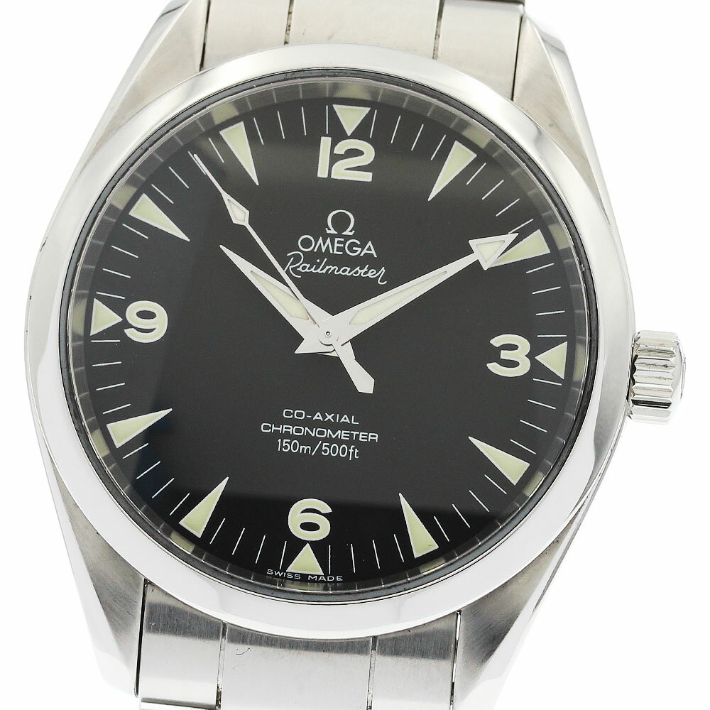 樂天商城 - オメガ OMEGA 2503.52 シーマスター アクアテラ レイルマスター 自動巻き メンズ _939904【中古】