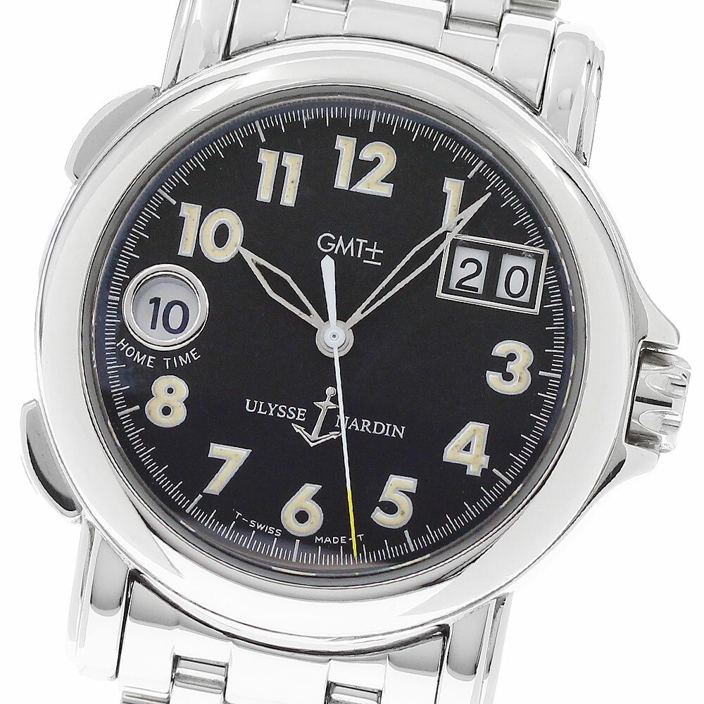 樂天商城 - ユリス・ナルダン Ulysse Nardin 223-22 サンマルコ GMT ビッグデイト 自動巻き ボーイズ _949613【中古】