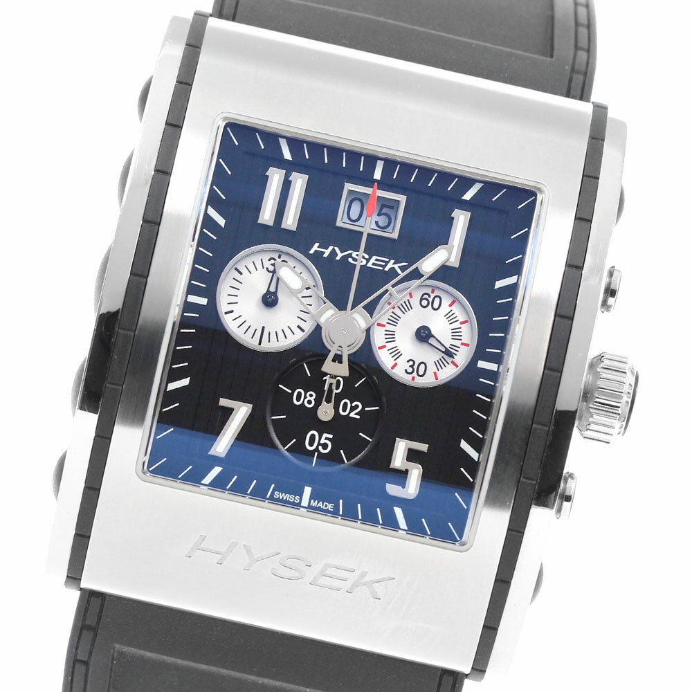 ZENO - ハイゼック HYSEK KN4114A キラダ クロノグラフ クォーツ メンズ _949706【中古】