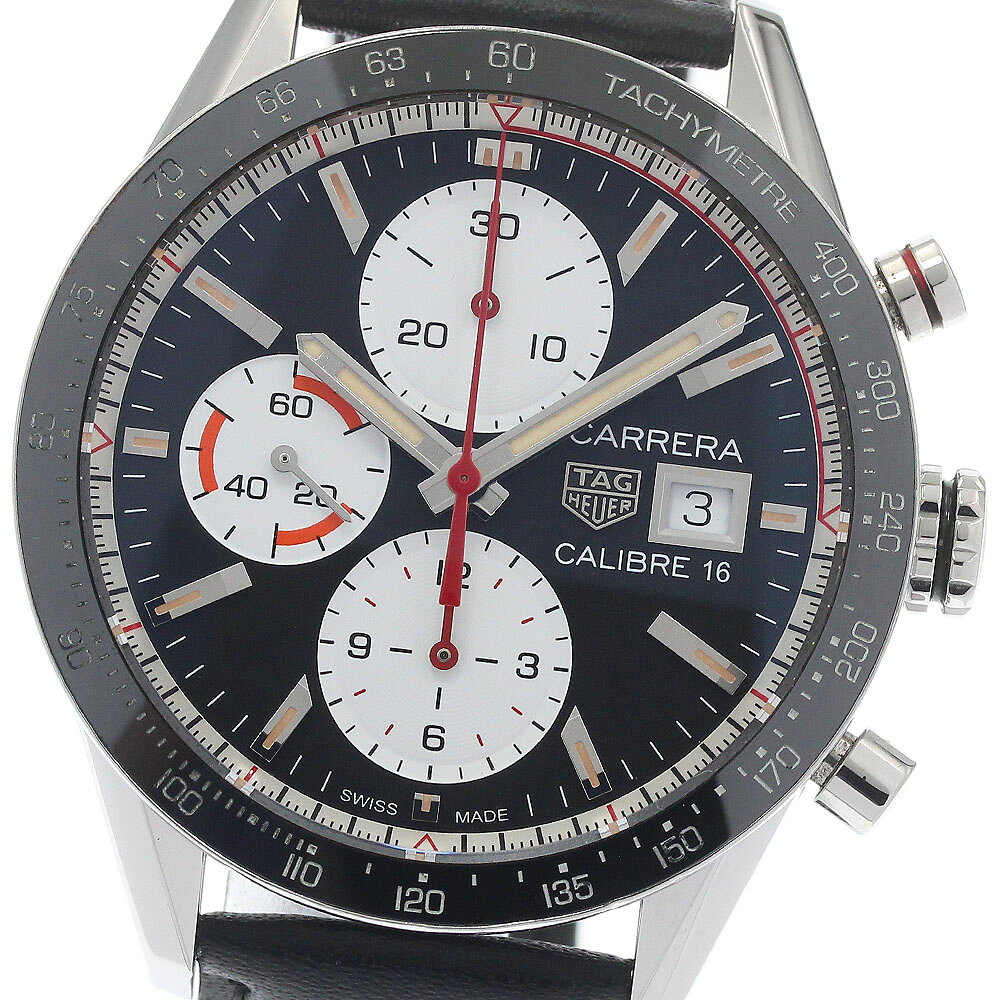 タグホイヤー TAG HEUER CV201AP.FC6429 カレラ キャリバー16 クロノグラフ 自動巻き メンズ 良品 保証書付き_951954【中古】