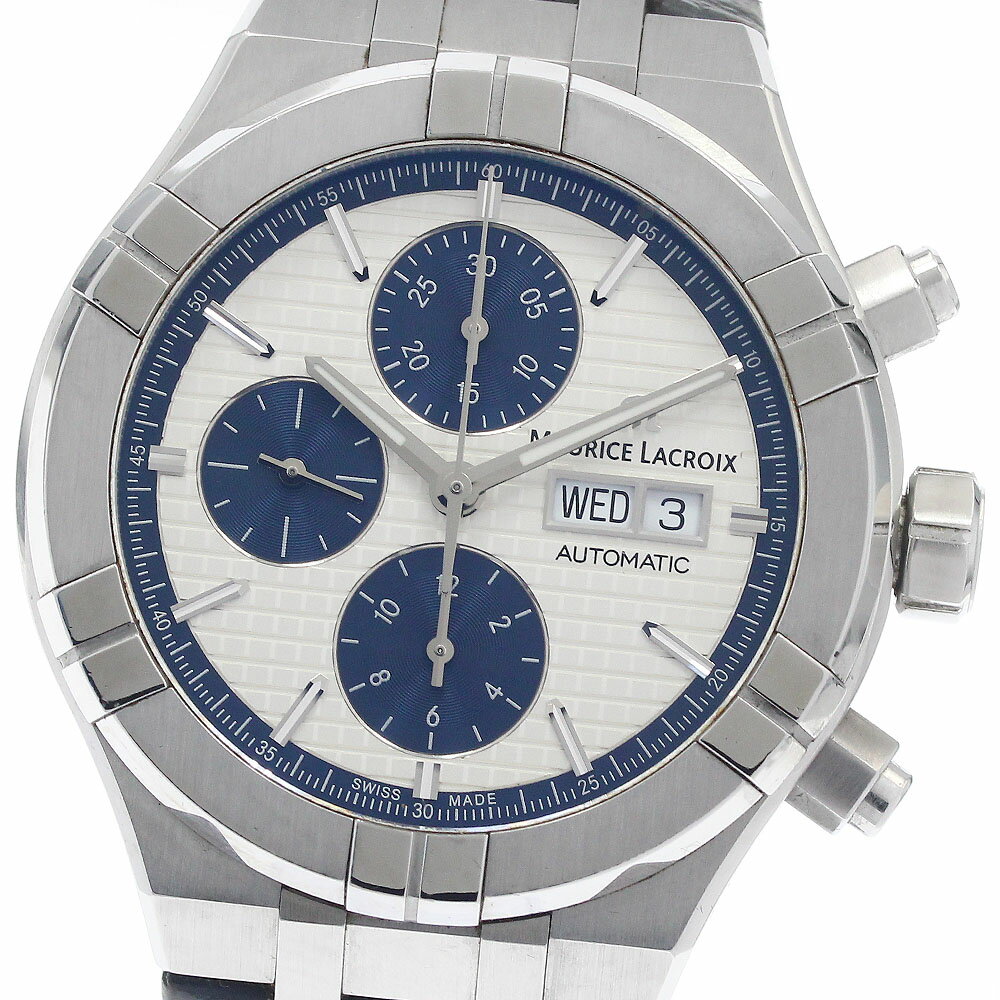 モーリスラクロア MAURICE LACROIX AI6038 アイコン クロノグラフ 自動巻き メンズ 箱付き_952045【中古】