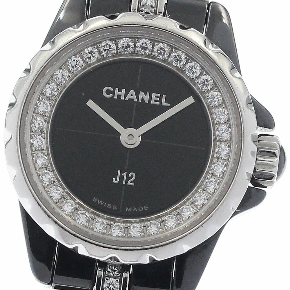 樂天商城 - シャネル CHANEL H5236 J12 XS ダイヤ クォーツ レディース _952374【中古】