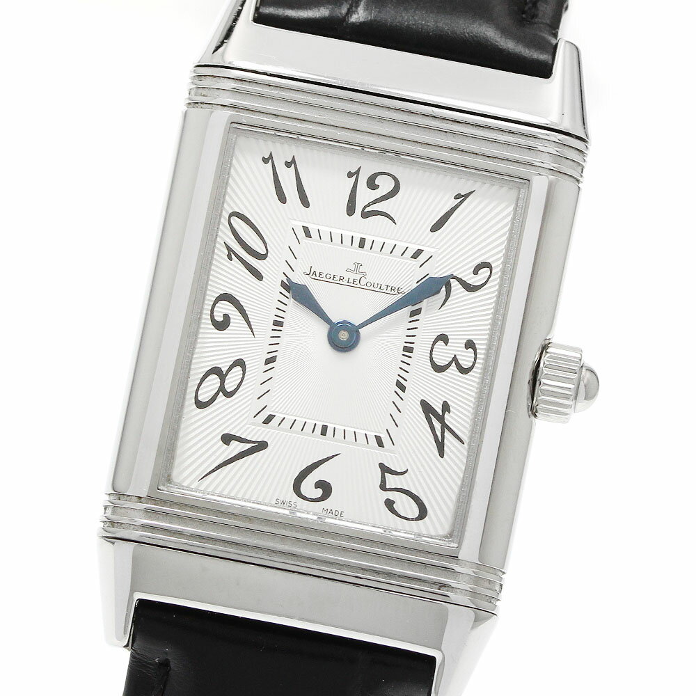 JAEGER LeCoultre - ジャガー・ルクルト JAEGER-LECOULTRE 256.8.75/Q2568402 レベルソ デュエット クラシック ダイヤベゼル 手巻き レディース 保付き_952773【中古】