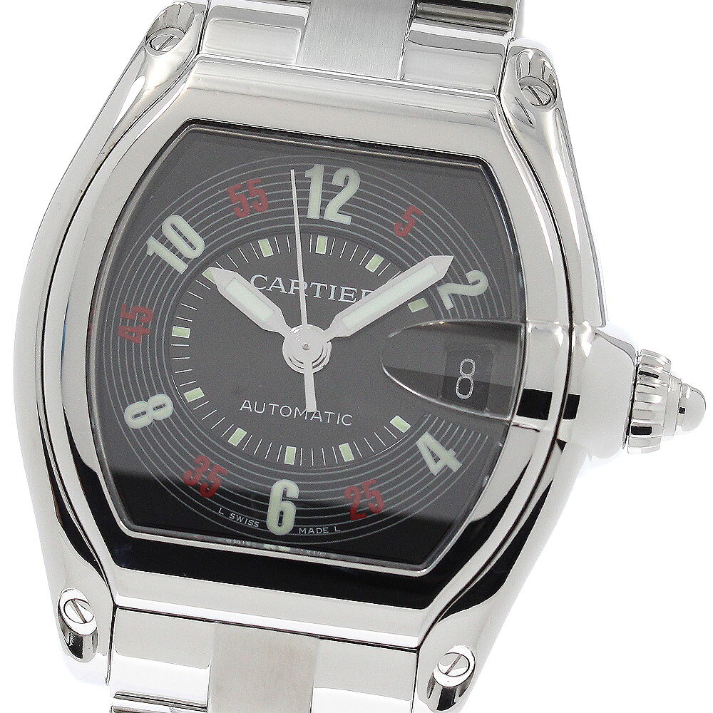 カルティエ CARTIER W62002V3 ロードスター LM デイト 自動巻き メンズ 内箱・保 ...