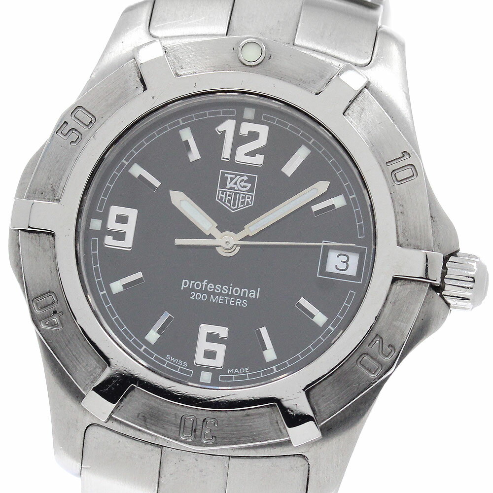 タグホイヤー TAG HEUER WN1110.BA0332 2000シリーズ エクスクルーシブ デイト クォーツ メンズ 保証書付き_948545【中古】