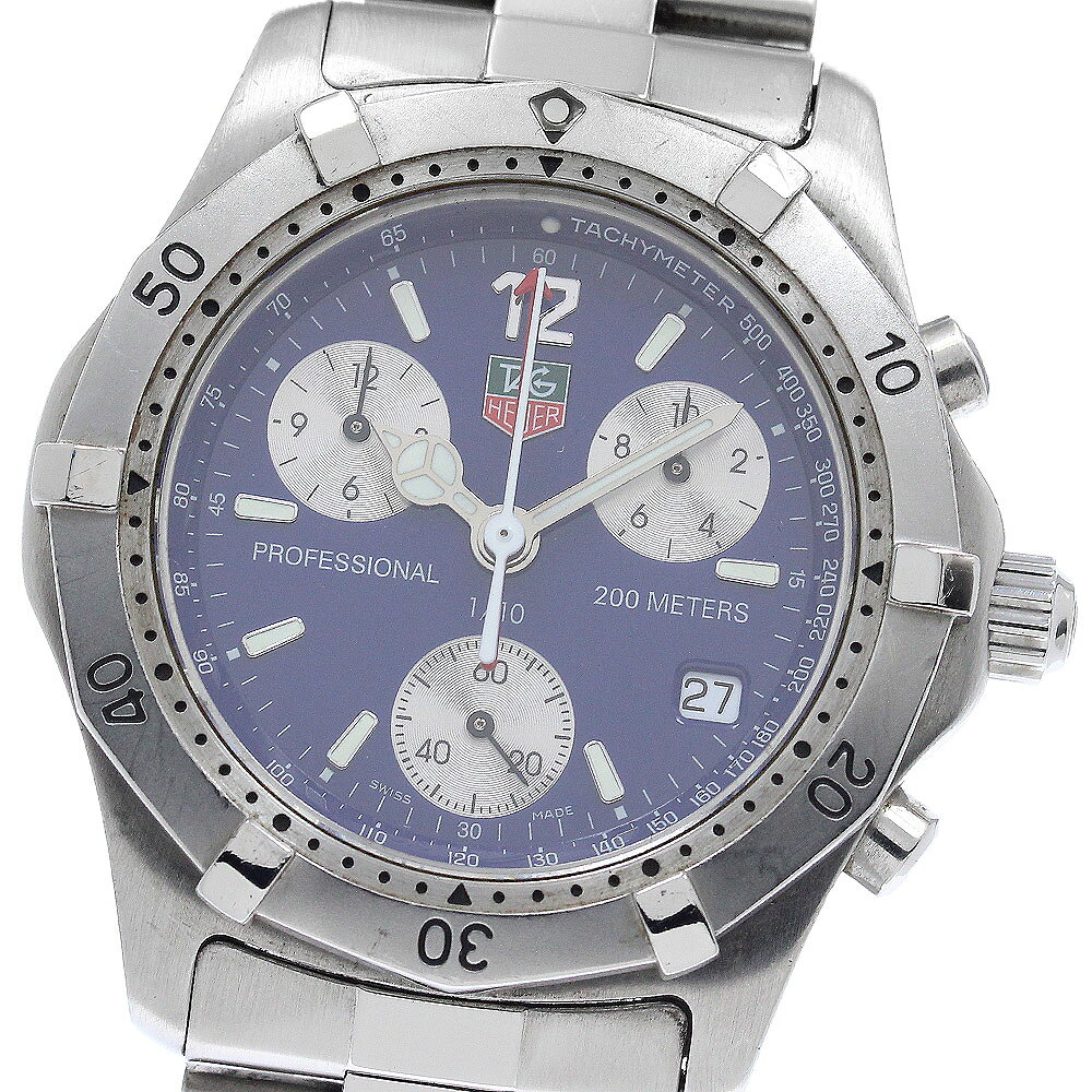 タグホイヤー TAG HEUER CK1112 2000シリーズ クロノグラフ クォーツ メンズ _949149【中古】