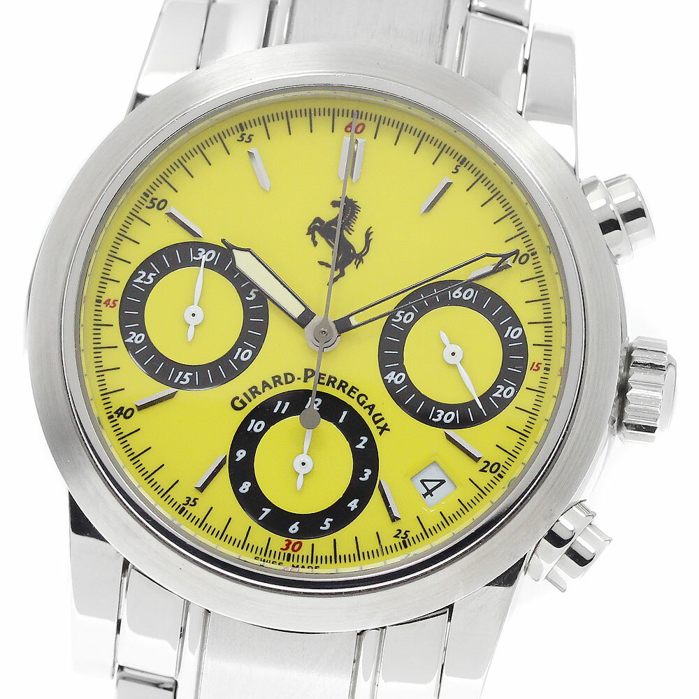 Rakuten - ジラール・ペルゴ GIRARD PERREGAUX 8020 フェラーリ クロノグラフ 自動巻き メンズ 良品 _949674【中古】