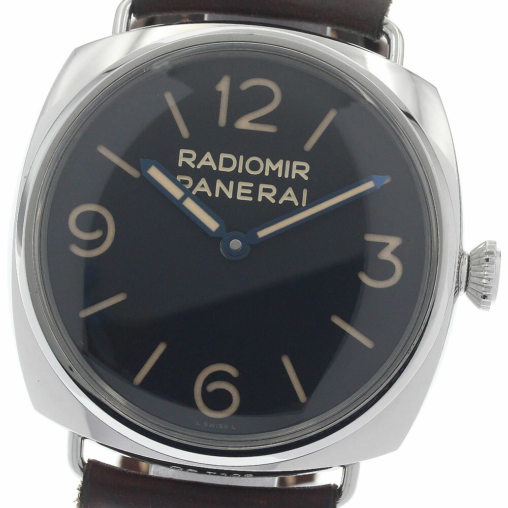 其它 - パネライ PANERAI PAM00720 ラジオミール 3デイズ アッチャイオ 手巻き メンズ 良品 箱・保証書付き_952354【中古】