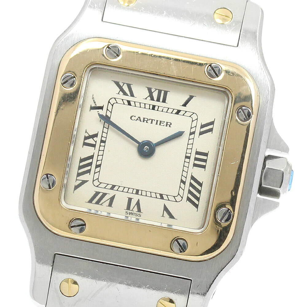 カルティエ CARTIER W20012C4 サントスガルベSM クォーツ レディース _952393【中古】