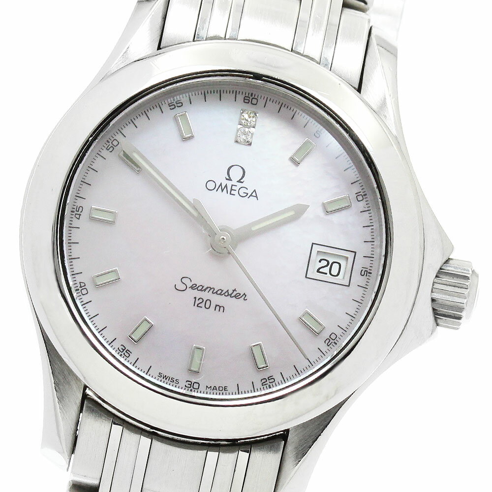 Other - オメガ OMEGA 2581.74 シーマスター120 2Pダイヤ クォーツ レディース _952511【中古】