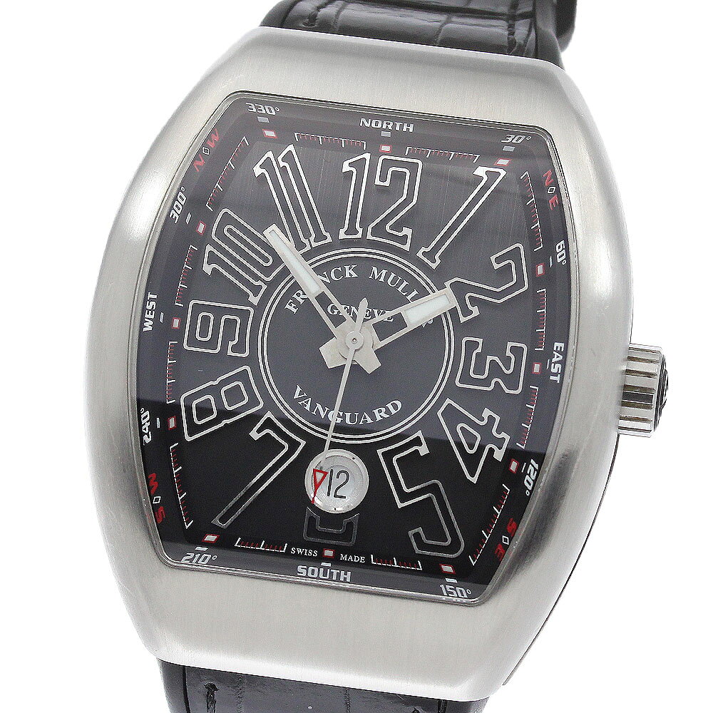 フランクミュラー FRANCK MULLER V41SCDT ヴァンガード デイト 自動巻き メンズ 箱・保証書付き_954737【中古】