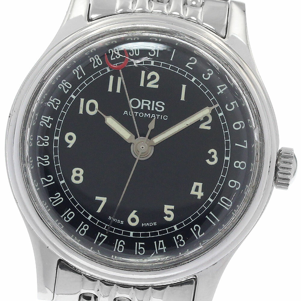オリス ORIS 7548-40 ポインターデイト 自動巻き メンズ _940752【中古】