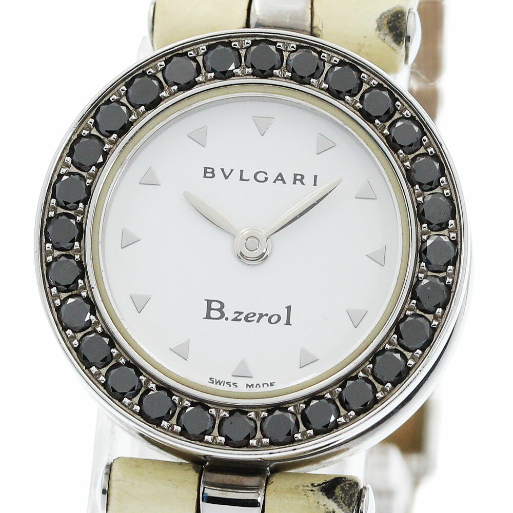 ブルガリ BVLGARI BZ22S B-zero1 ブラックダイヤモンドベゼル クォーツ レディース _950255【中古】
