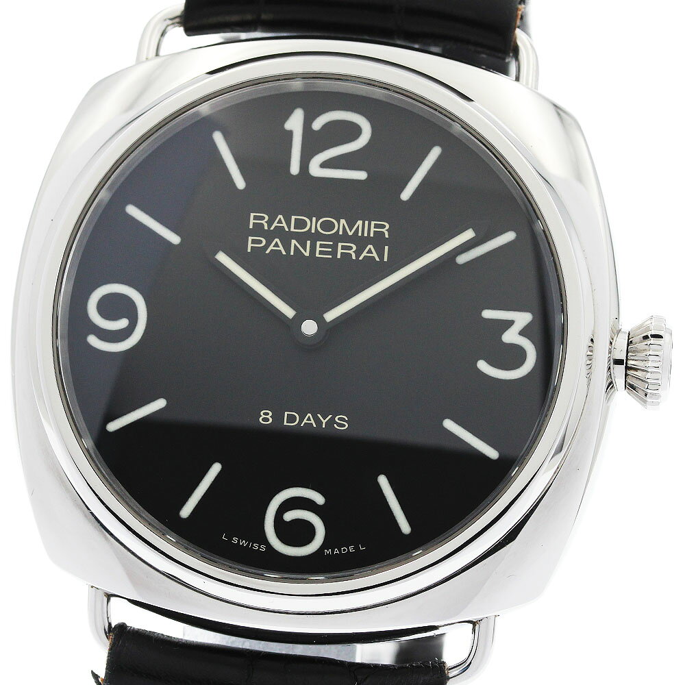 樂天商城 - パネライ PANERAI PAM00610 ラジオミール 8デイズ 手巻き メンズ 保証書付き_951927【中古】