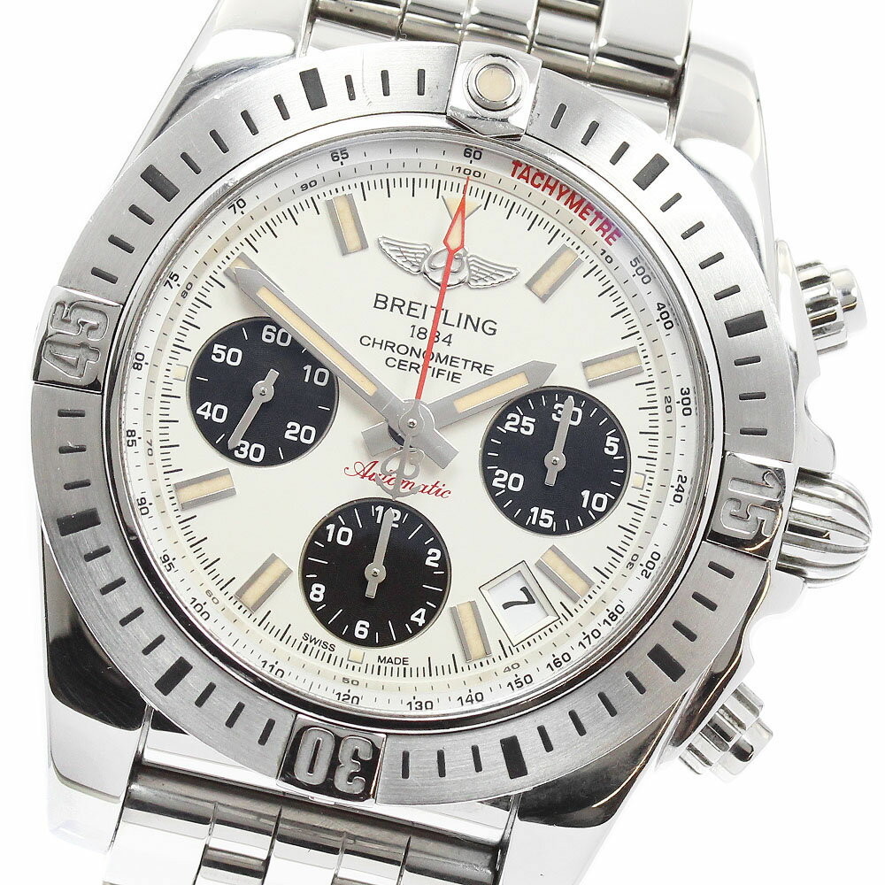 ブライトリング BREITLING AB0144 クロノマット 41 エアボーン 30周年記念モデル 自動巻き メンズ 箱・保証書付き_952044【中古】