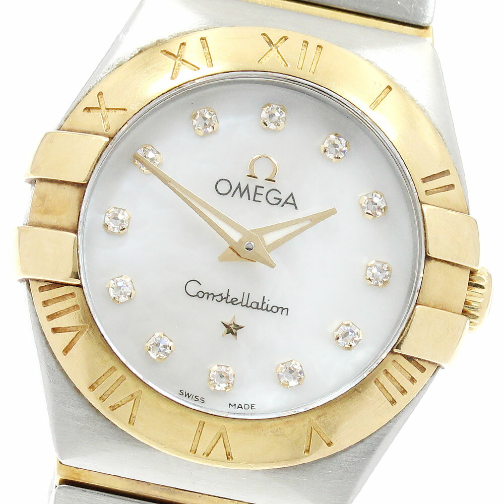 Other - オメガ OMEGA 131.20.25.60.55.00﻿2 コンステレーション 12Pダイヤ クォーツ レディース _952695【中古】
