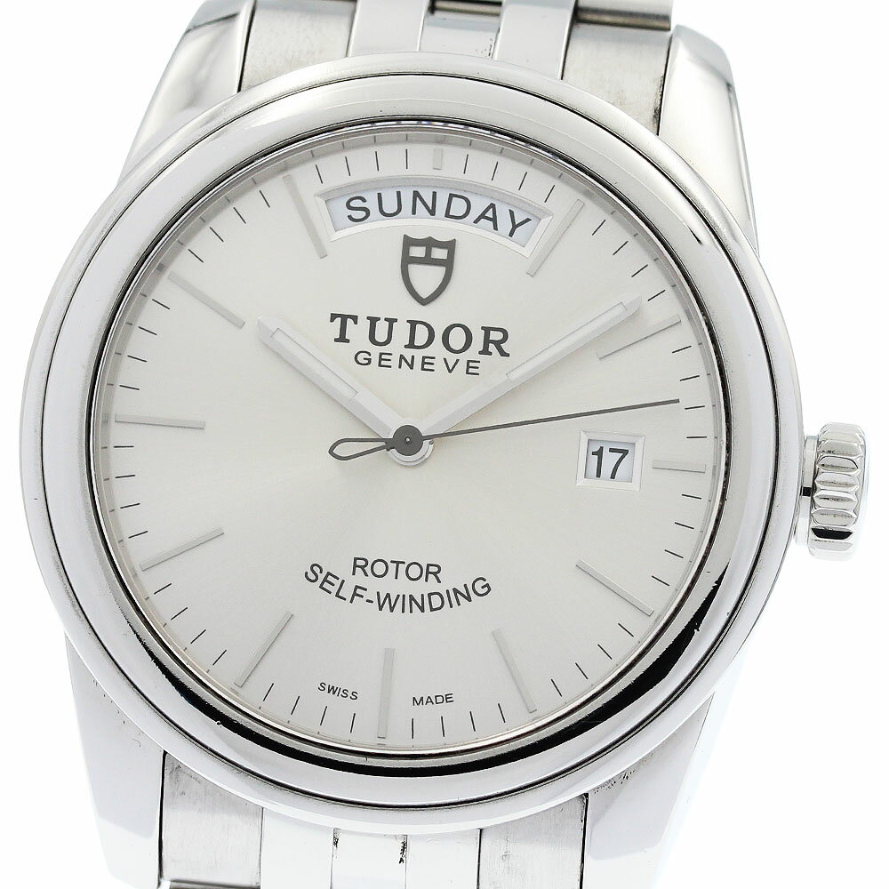 チュードル TUDOR 56000 グラマー デイトデイ 自動巻き メンズ 保証書付き_952736【中古】