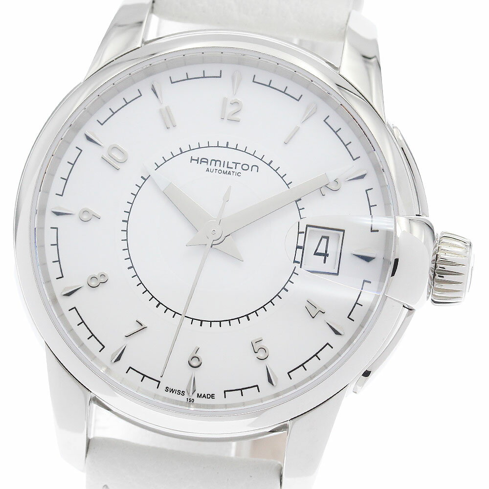 SWATCH - ハミルトン HAMILTON H40415915/H404150 アメリカンクラシック レイルロード デイト 自動巻き メンズ 未使用品 保証書付き_953631【中古】