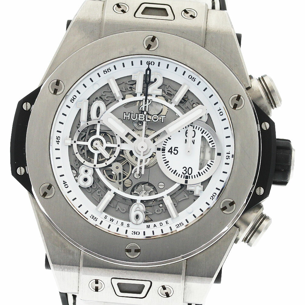ウブロ HUBLOT 411.NE.2010.LP.JSMIS ビッグバン ウニコ クロノグラフ 自動巻き メンズ _954288【中古】