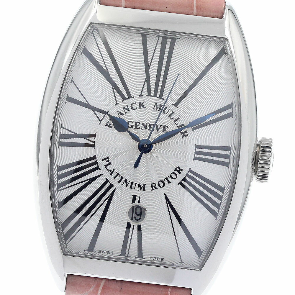 フランクミュラー FRANCK MULLER 6850SCDTR トノーカーベックス デイト 自動巻き メンズ _954744【中古】