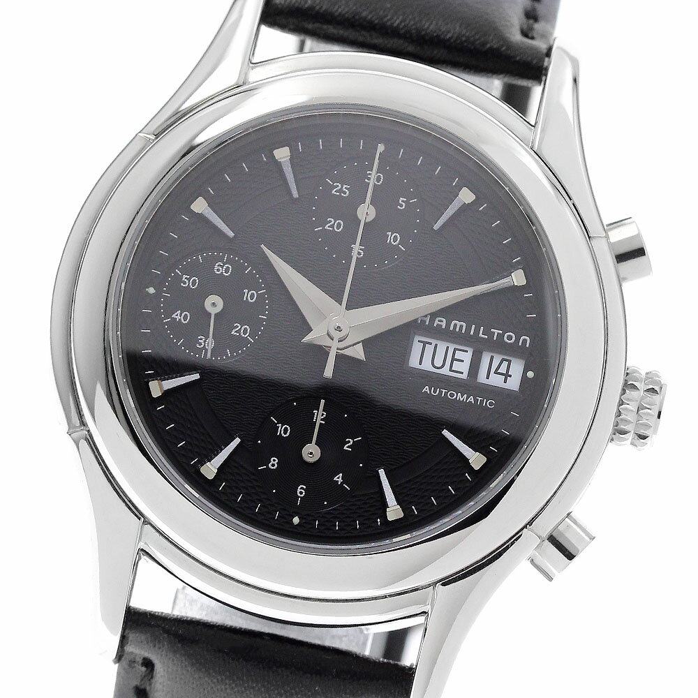 Viewmatic - ハミルトン HAMILTON 021530 ジャズマスター クロノグラフ デイデイト 自動巻き メンズ 美品 _955355【中古】