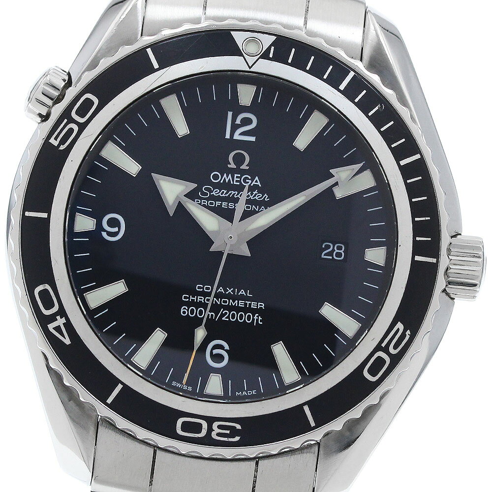 オメガ OMEGA 2200.50 シーマスター600 プラネットオーシャン デイト 自動巻き メンズ _895535【中古】
