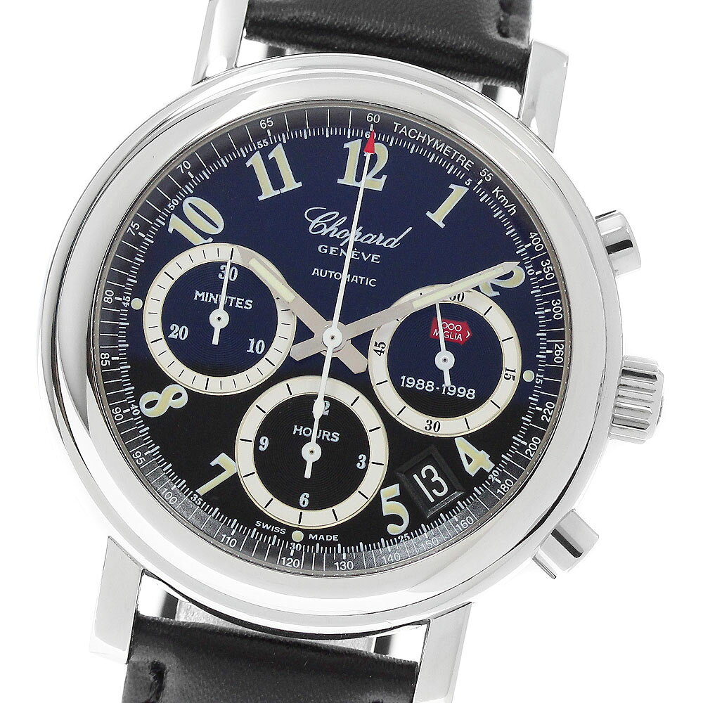 CHOPARD - ショパール Chopard 8331 ミッレミリア クロノグラフ 自動巻き メンズ 良品 保証書付き_954033【中古】
