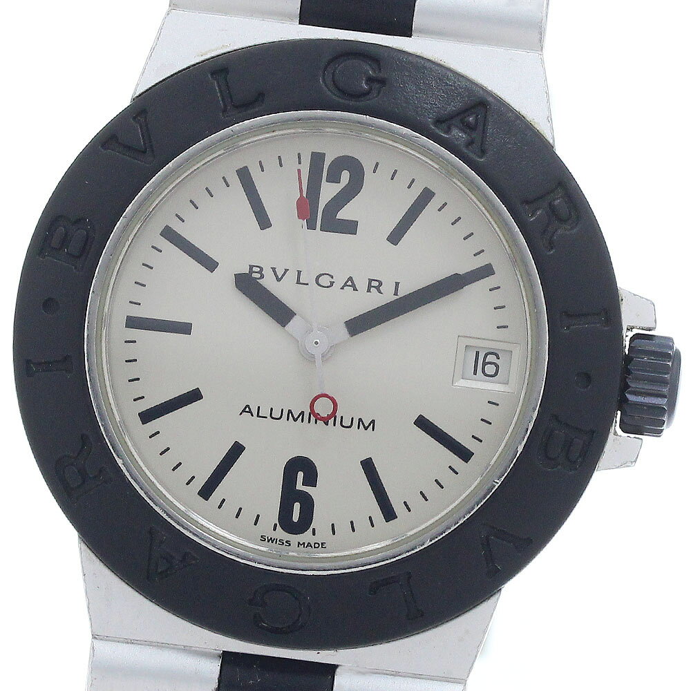 Other - ブルガリ BVLGARI AL32A アルミニウム デイト クォーツ ボーイズ _954763【中古】
