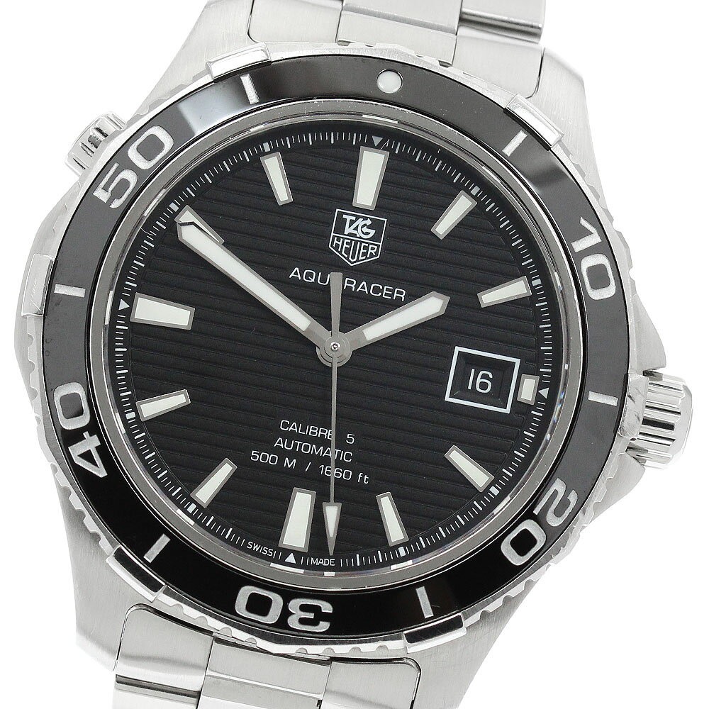 タグホイヤー TAG HEUER WAK2110 アクアレーサー キャリバー5 デイト 自動巻き メンズ _955009【中古】