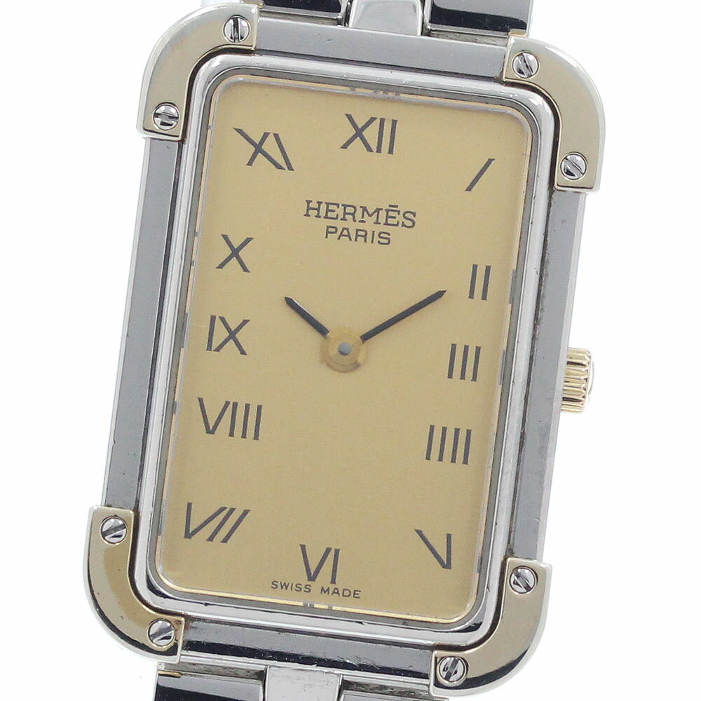 Other - エルメス HERMES CR1.240 クロアジュール クォーツ レディース 内箱・保証書付き_898123【中古】