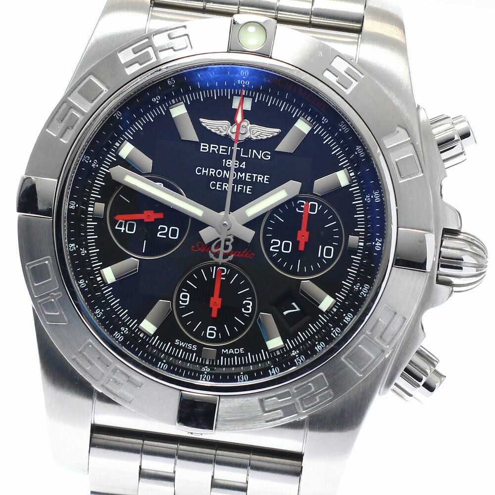 Rakuten - ジャンク ブライトリング BREITLING AB0111 クロノマット44 クロノグラフ 自動巻き メンズ 箱・保証書付き_933799【中古】
