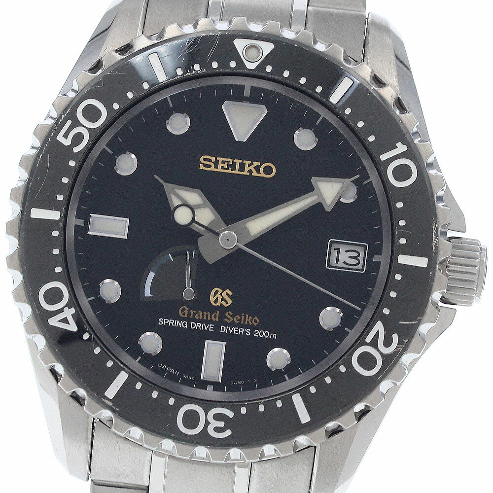 セイコー SEIKO SBGA031/9R65-0AN0 グランドセイコー ダイバーズ パワーリザーブ スプリングドライブ メンズ 内箱付き_948507【中古】