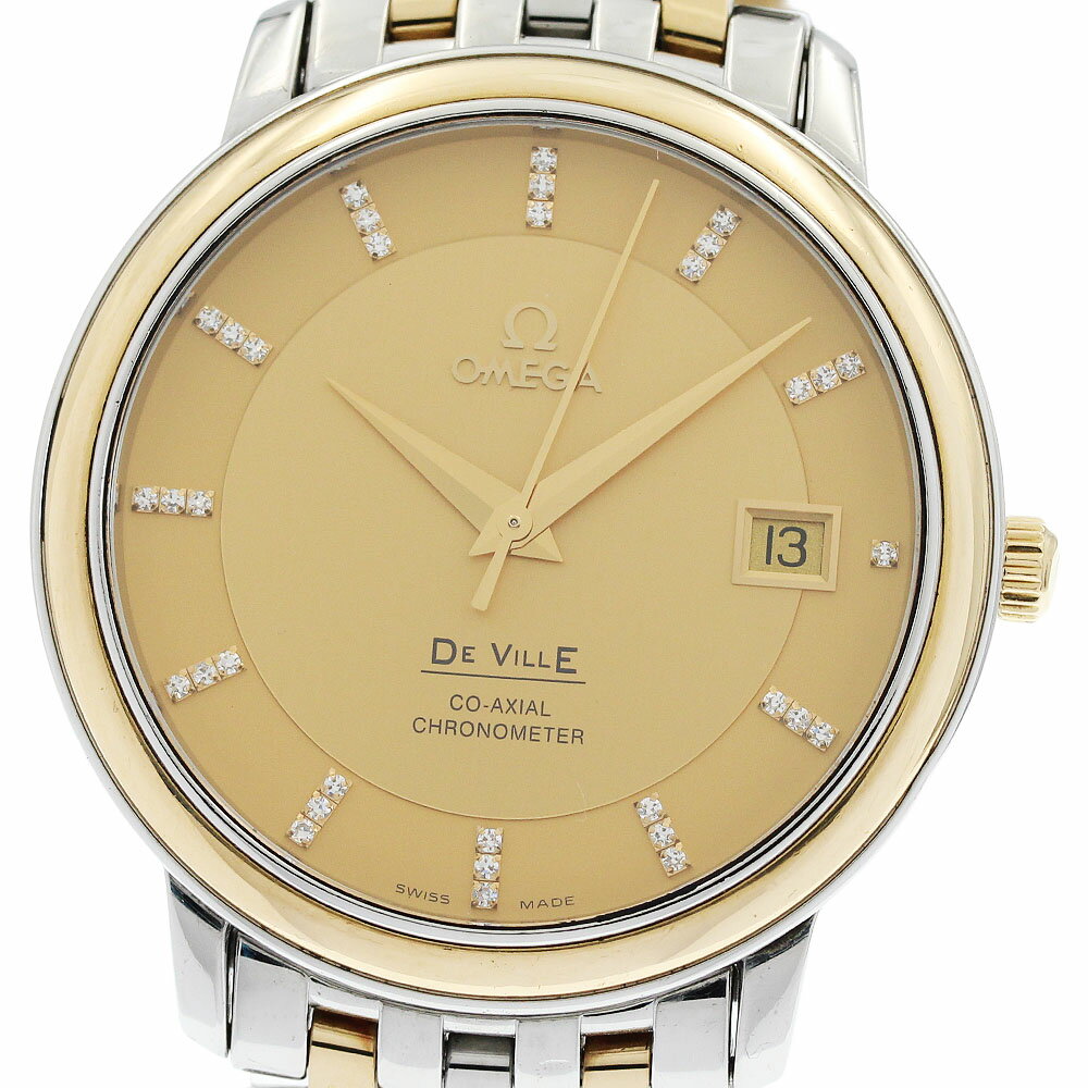 DeVille - オメガ OMEGA 4374.15 デビル プレステージ インデックスダイヤ 自動巻き メンズ _950664【中古】