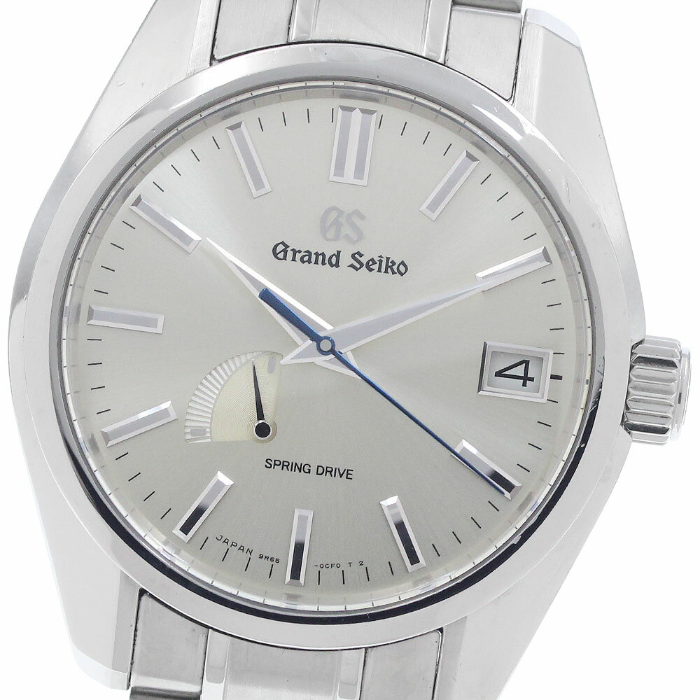 樂天商城 - セイコー SEIKO SBGA373/9R65-0CV0 グランドセイコー パワーリザーブ デイト スプリングドライブ メンズ 箱付き_952091【中古】