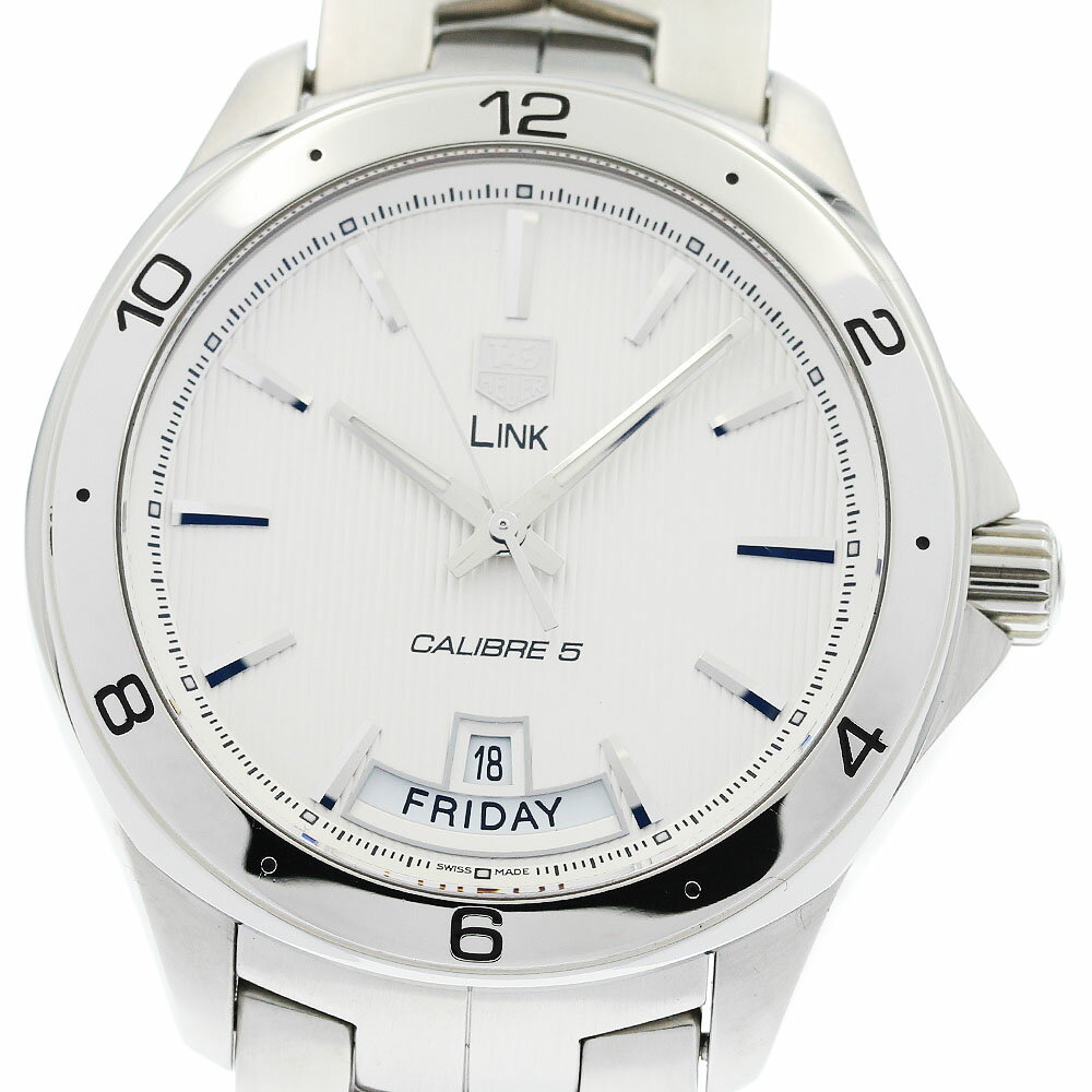 タグホイヤー TAG HEUER WAT2011-0 リンク デイデイト 自動巻き メンズ 良品 _953585【中古】