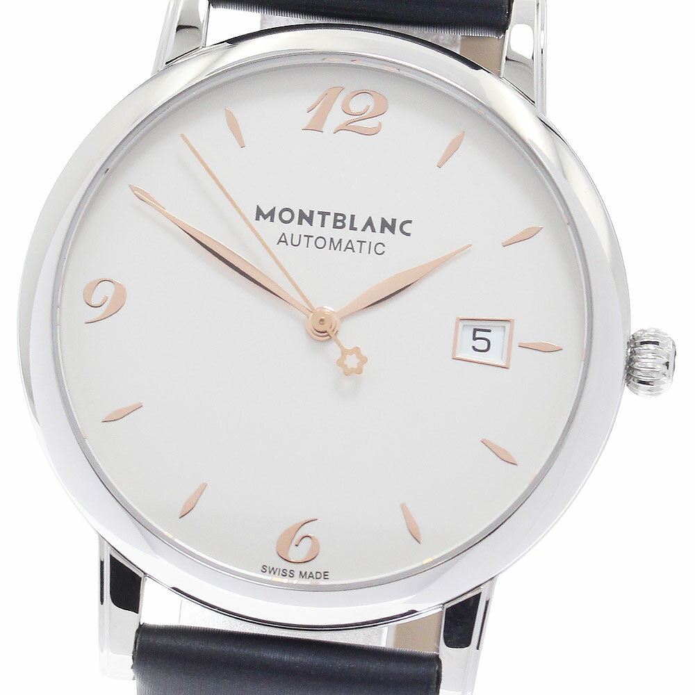 樂天商城 - モンブラン MONTBLANC 7298/110717 スター デイト 自動巻き メンズ 美品 _953634【中古】
