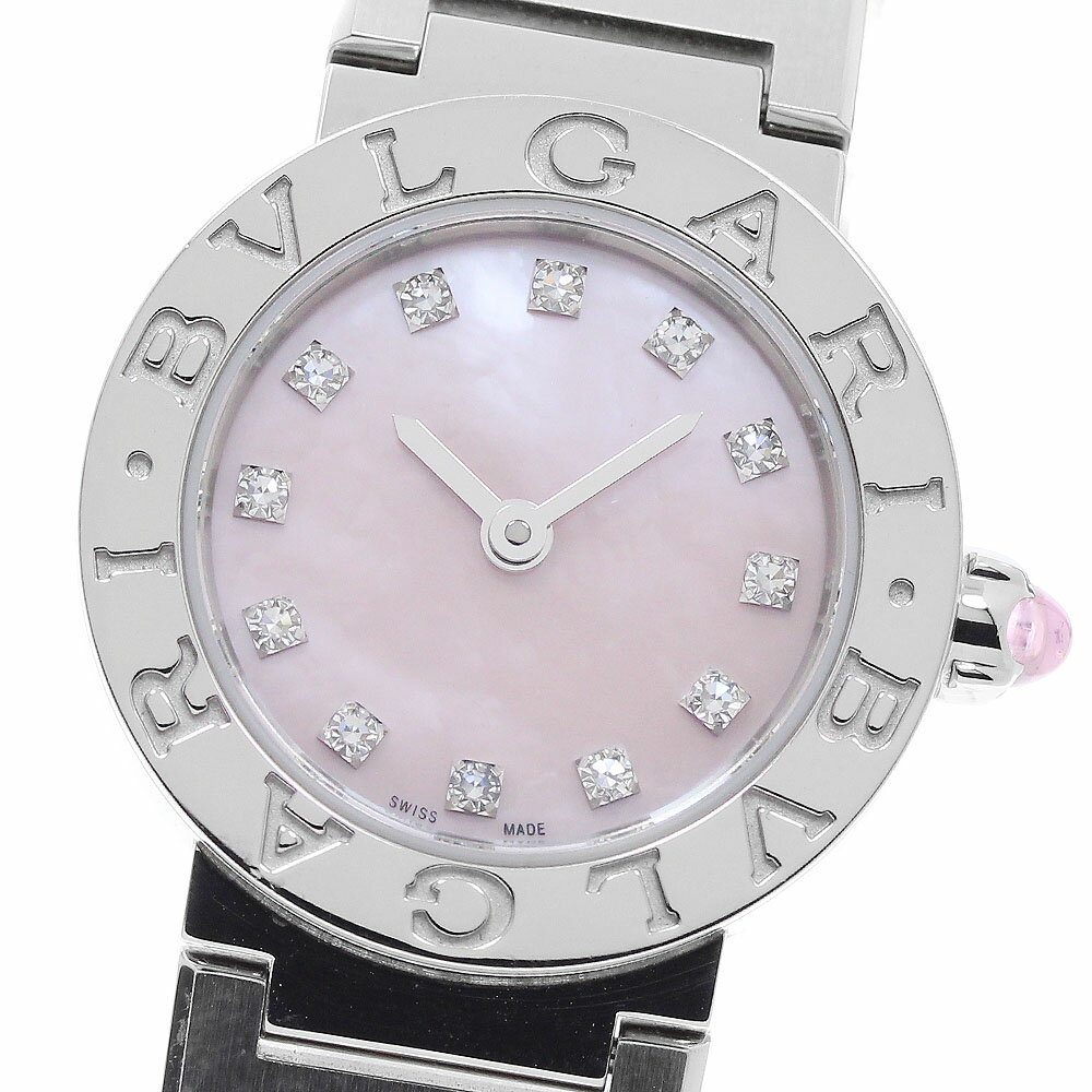 ブルガリ BVLGARI BB23SS ブルガリブルガリ デイト クォーツ レディース 良品 箱・保証書付き_955424【中古】