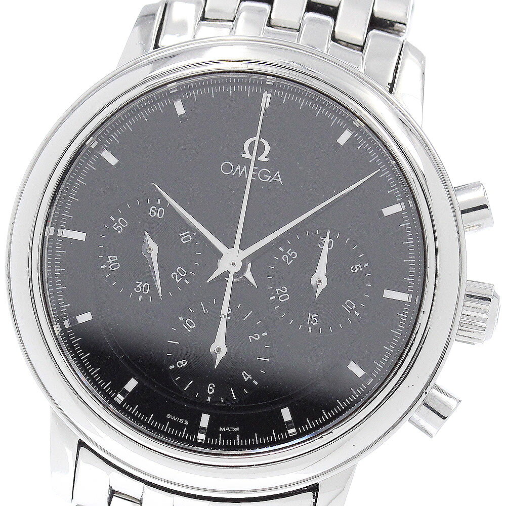 樂天商城 - オメガ OMEGA 4540.51 デビル プレステージ クロノグラフ 手巻き メンズ _951322【中古】