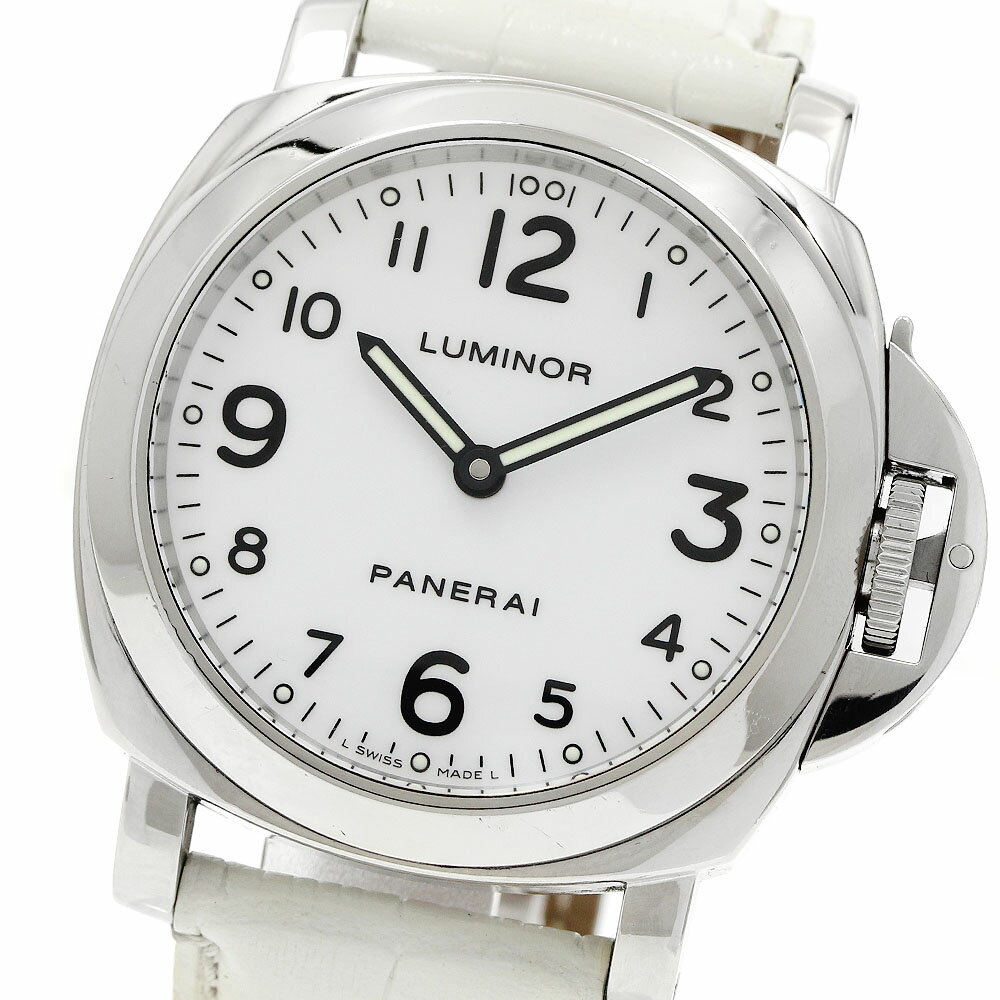 パネライ PANERAI PAM00114 ルミノール ベース 手巻き メンズ _954112【中古 ...