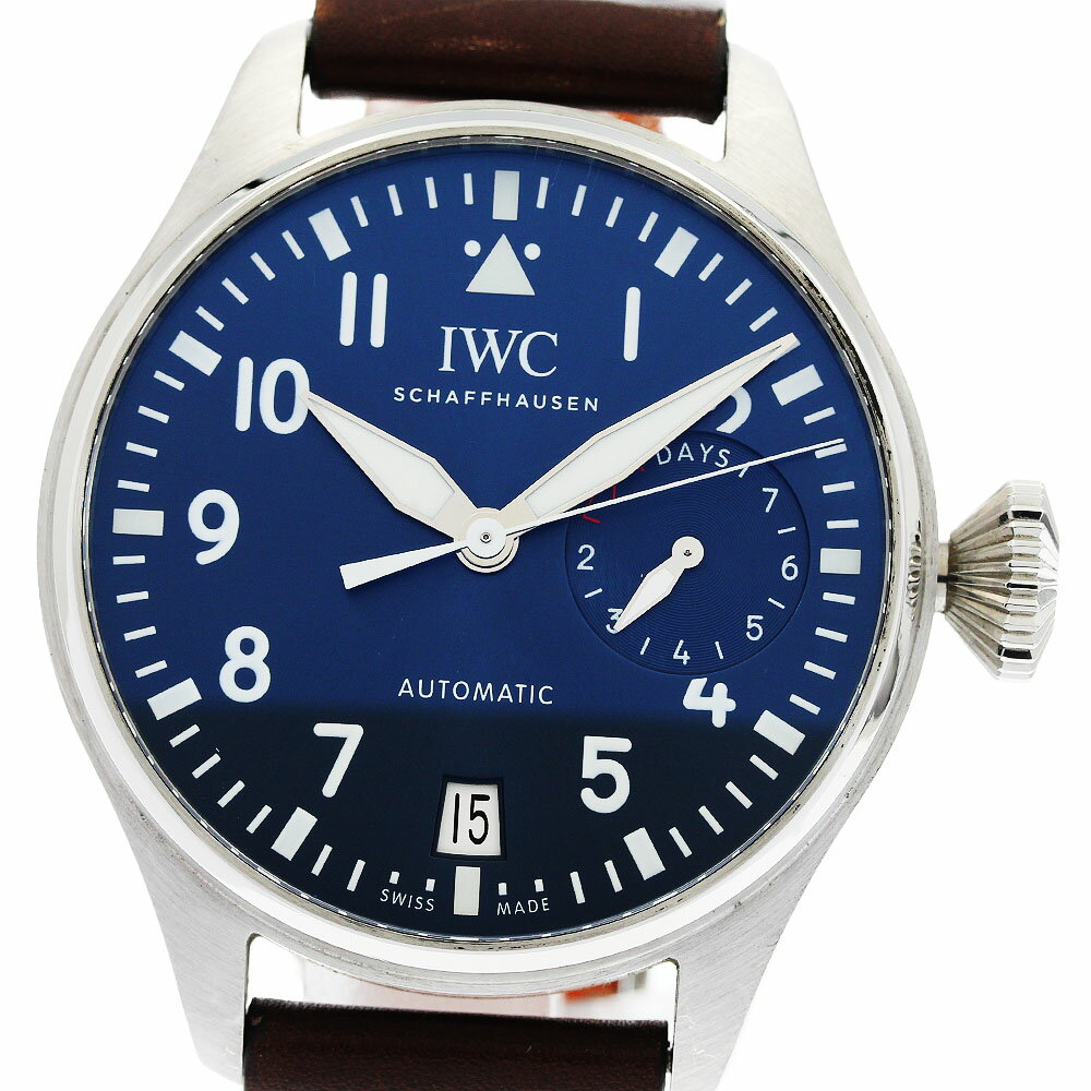 IWC IWC SCHAFFHAUSEN IW501002 ビッグパイロットウォッチ プティ・プランス 7デイズ 自動巻き メンズ 箱・保証書付き_955055【中古】