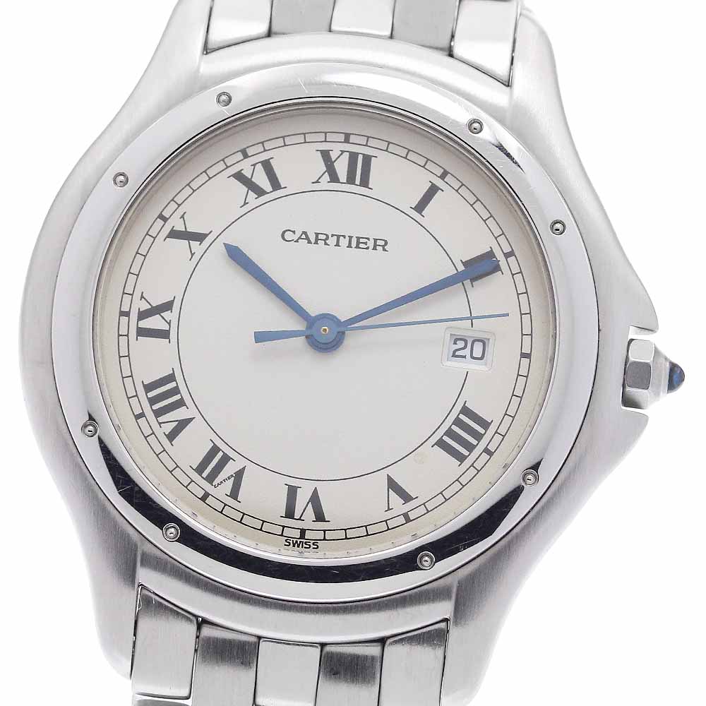 カルティエ CARTIER W35017L4 クーガー SM クォーツ レディース 保証書付き_917479 Cartier（カルティエ） CARTIER W35017L4 クーガー SM クォーツ