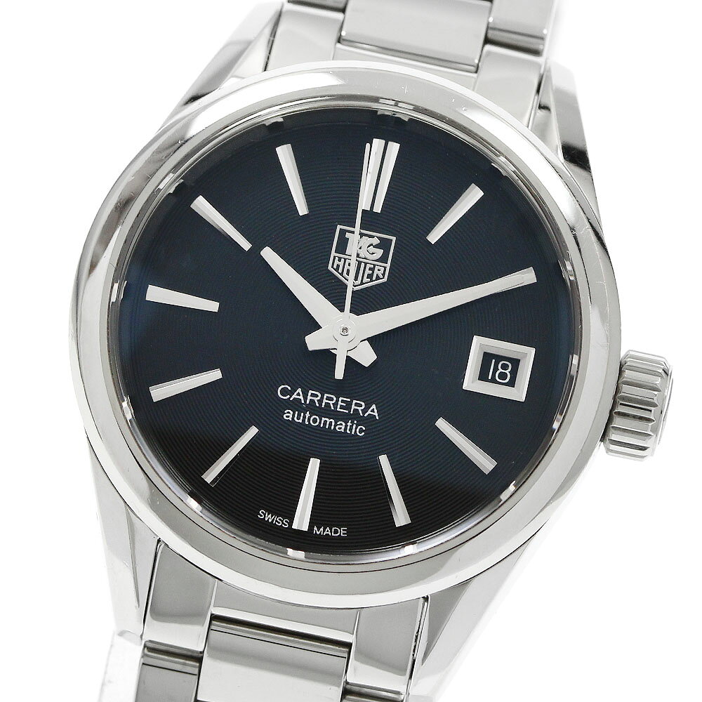 タグホイヤー TAG HEUER WAR2410.BA0776 カレラ デイト 自動巻き レディース 保証書付き_948085【中古】