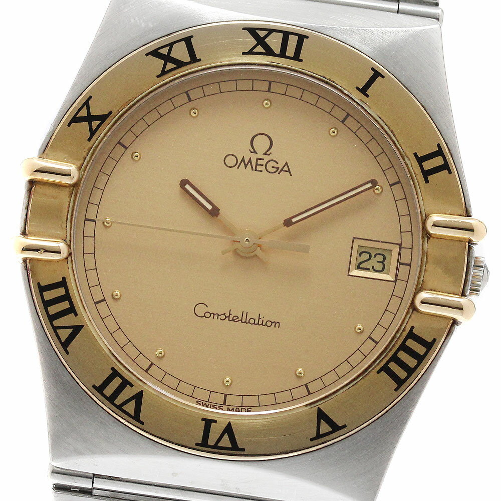 樂天商城 - オメガ OMEGA コンステレーション デイト YGベゼル クォーツ メンズ _955197【中古】