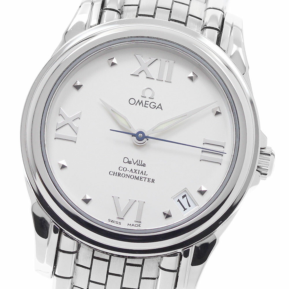 OMEGA - オメガ OMEGA 4581.31 デビル コーアクシャル デイト 自動巻き レディース 美品 箱・保証書付き_955565【中古】