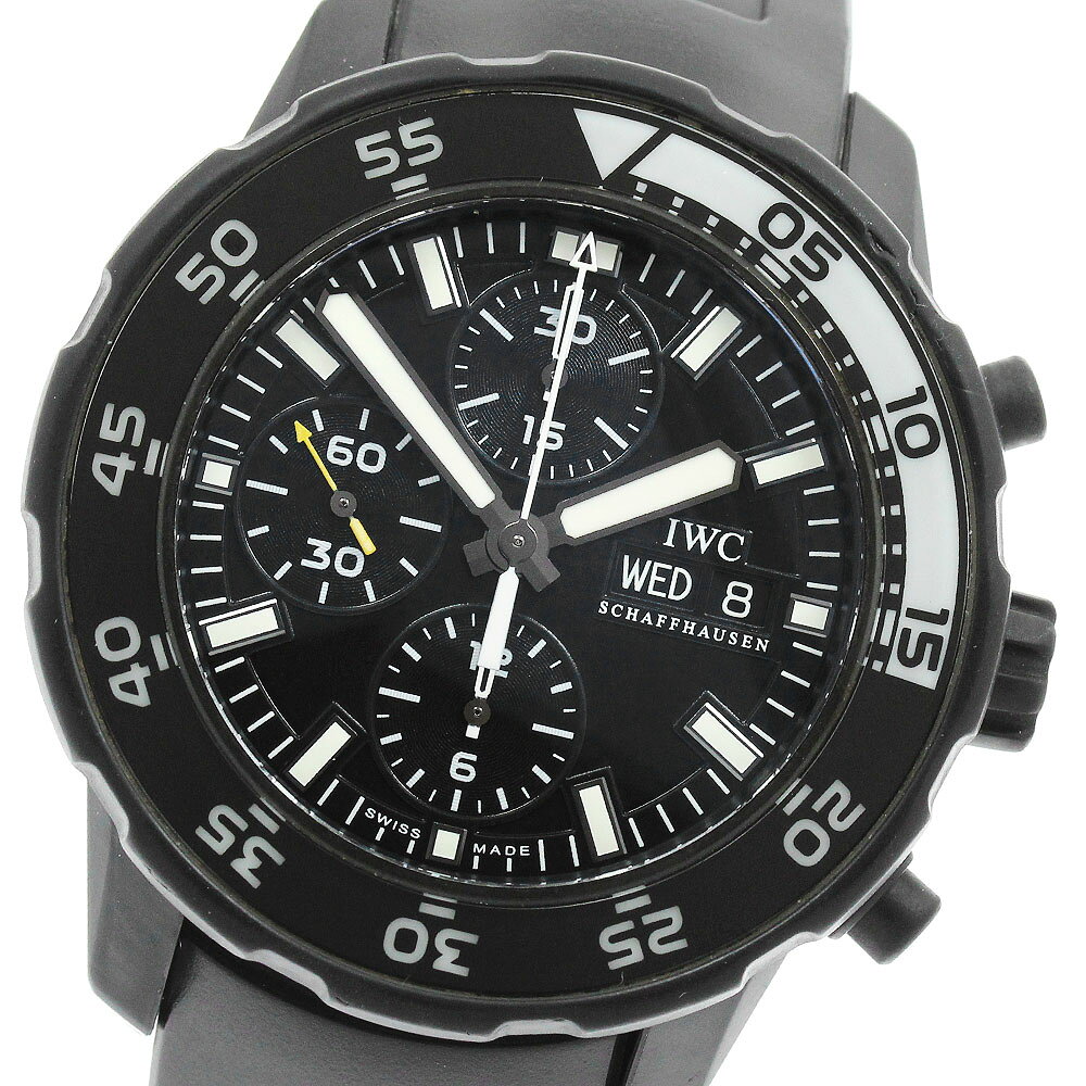 ベルト訳あり IWC SCHAFFHAUSEN IW376705 アクアタイマー ガラパゴス アイラ ...