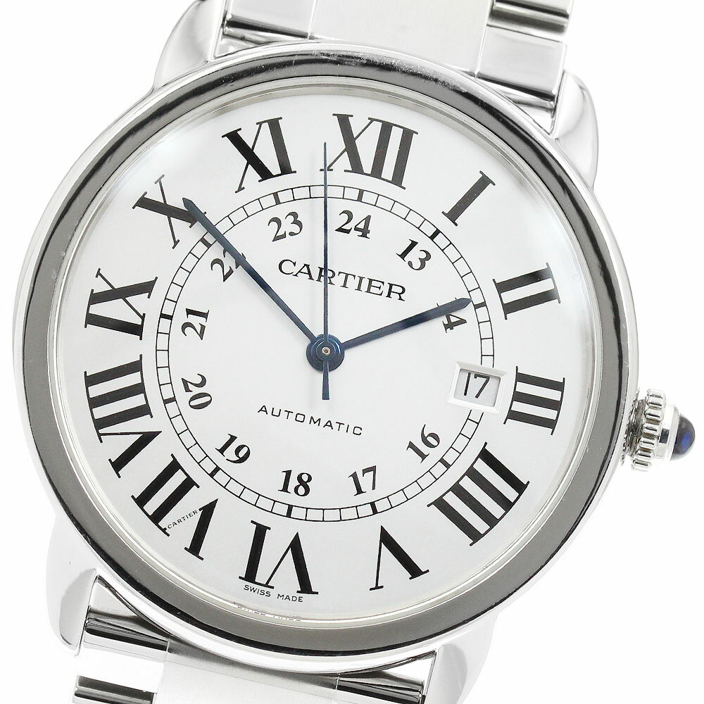 Other - カルティエ CARTIER W6701011 ロンドソロ ドゥ カルティエXL デイト 自動巻き メンズ _955746【中古】