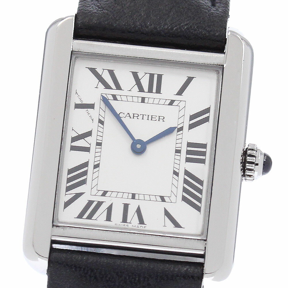 カルティエ CARTIER WSTA0030 タンクソロSM クォーツ レディース 保証書付き_956065【中古】