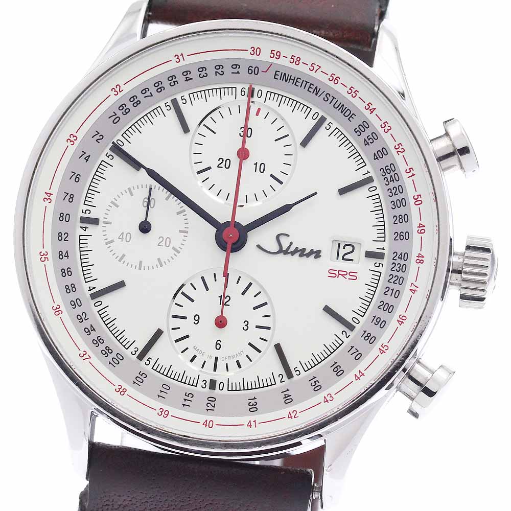 ジン Sinn 910.SRS クロノグラフ デイト 自動巻き メンズ _943940【中古】